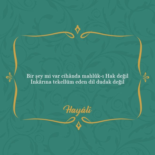 Divan şairlerinden en güzel beyitler