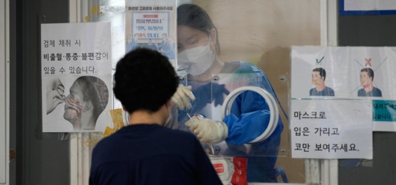 SOUTH KOREA SEES SPIKE IN COVID CASES