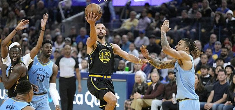 CURRY, THOMPSON LEAD WARRIORS PAST MORANT, GRIZZLIES 142-112