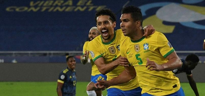 LATE GOAL GIVES BRAZIL CONTROVERSIAL 2-1 WIN OVER COLOMBIA