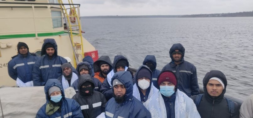 BANGLADESHI SAILORS EVACUATED FROM STRANDED SHIP IN UKRAINE