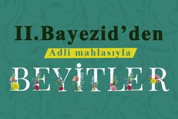Şair sultan: II. Bayezid
