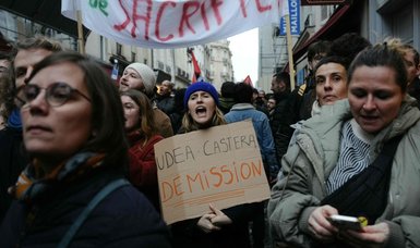 French teachers strike for better pay, conditions