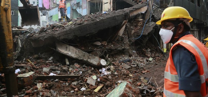 DEATH TOLL RISES TO NINE IN BUILDING COLLAPSE NEAR INDIAN CAPITAL