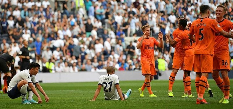 SPURS SUFFER SURPRISE HOME LOSS TO NEWCASTLE