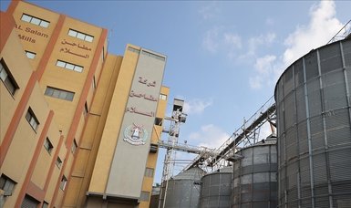 Gaza's sole grain mill ceases to operate after being severely damaged by Israel's heavy bombing