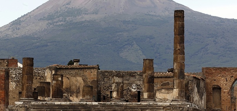 ARCHAEOLOGISTS DISCOVER CHILD SKELETON IN ANCIENT CITY OF POMPEII