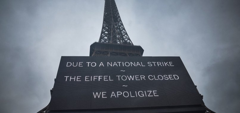 EIFFEL TOWER CLOSED AGAIN AS STAFF EXTEND STRIKE