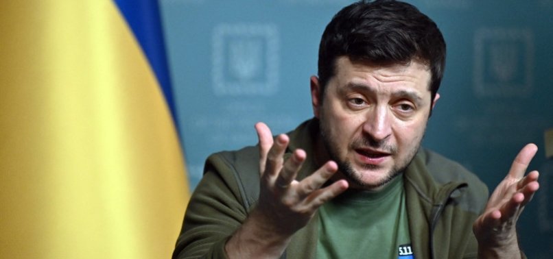 ZELENSKY SAYS RUSSIA HAS WROUGHT HELL ON UKRAINE