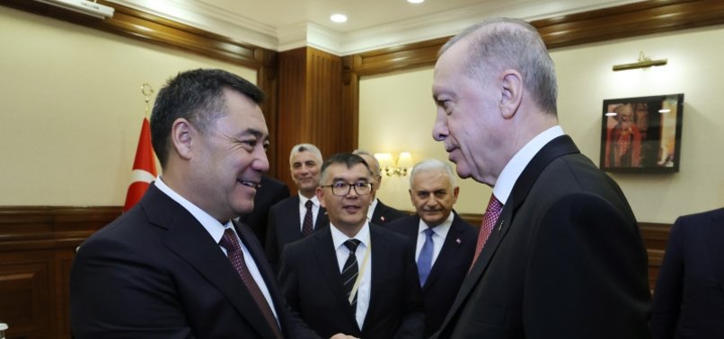 TURKISH PRESIDENT ERDOĞAN MEETS KYRGYZ COUNTERPART IN KAZAKHSTANS CAPITAL