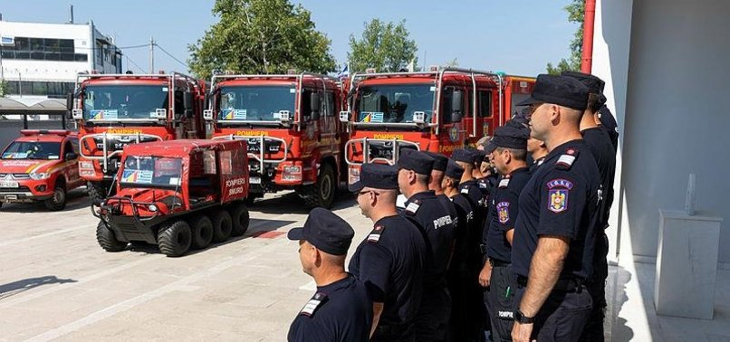FOREIGN FIREFIGHTERS ARRIVE IN GREECE FOR SUMMER WILDFIRE SEASON