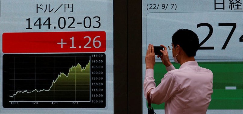JAPANESE YEN HITS NEW 24-YEAR LOW AGAINST GREENBACK