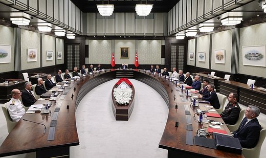 Turkish National Security Council stresses importance of Palestinian state recognition