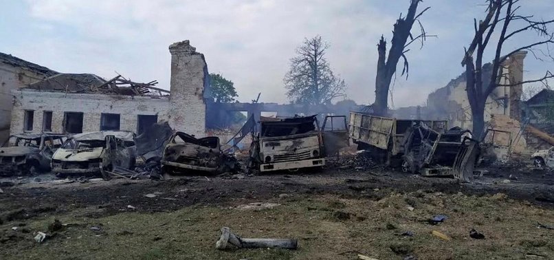 RUSSIAN AIRSTRIKE KILLS EIGHT IN NORTHERN UKRAINIAN REGION OF CHERNIHIV