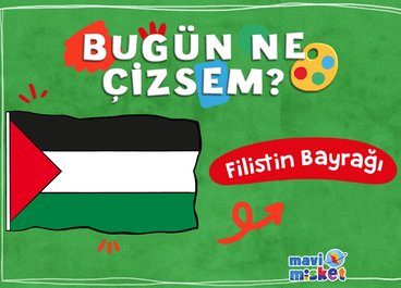 Bugün Ne Çizsem? Filistin Bayrağı