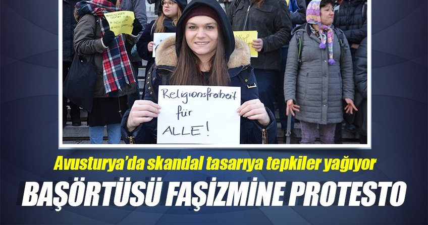 Avusturya’da başörtüsü faşizmi’’ protesto edildi