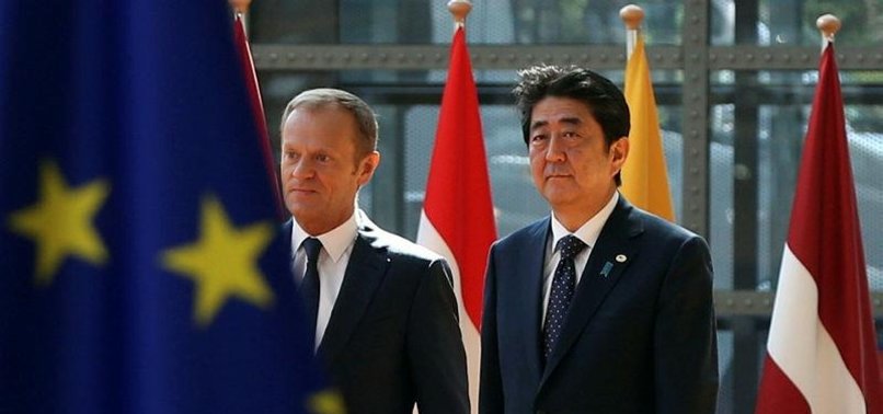 EUS TUSK: WE CONCLUDED EU-JAPAN POLITICAL AND TRADE TALKS