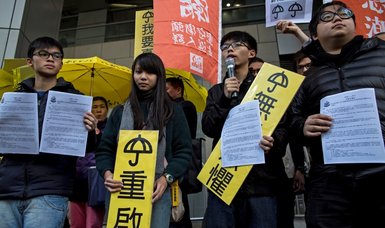 Hong Kong pro-democracy activists sentenced to jail on charges related to anti-government protest