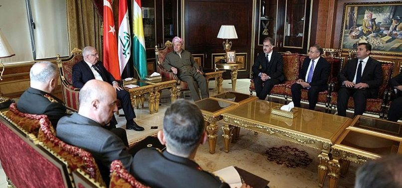 TURKISH DEFENSE CHIEF MEETS WITH KRG OFFICIALS IN ERBIL TO DISCUSS REGIONAL DEVELOPMENTS