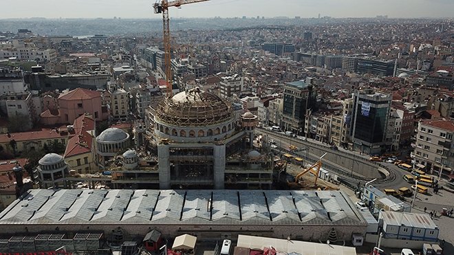 Taksim’in yeni süsü: Taksim Camii