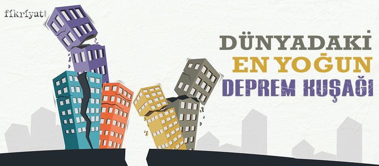 dunyadaki en yogun deprem kusagi