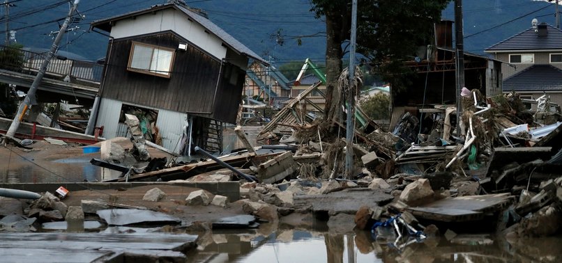 DEATH TOLL CLIMBS TO 76 AS HEAVY RAINS HAMMER SOUTHERN JAPAN