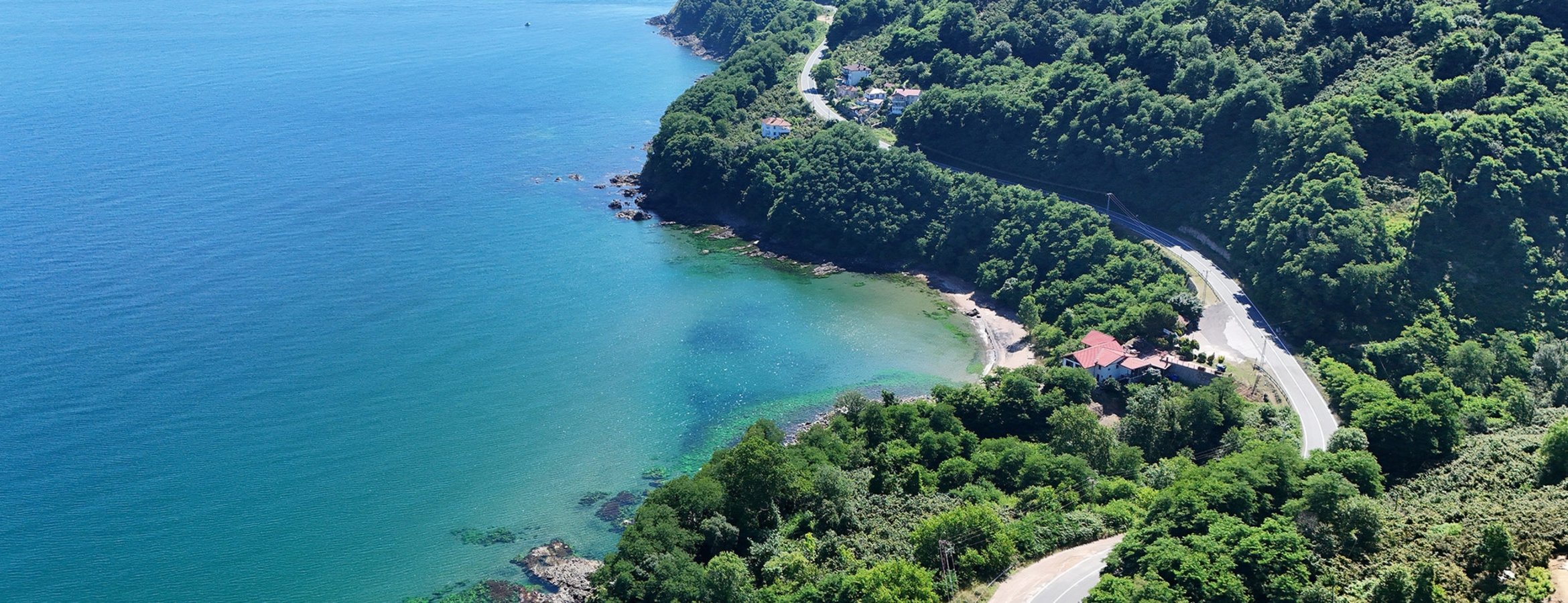 Perşembe ile Fatsa arasındaki sahil yolu, manzarasıyla sürücülere keyifli rota sunuyor
