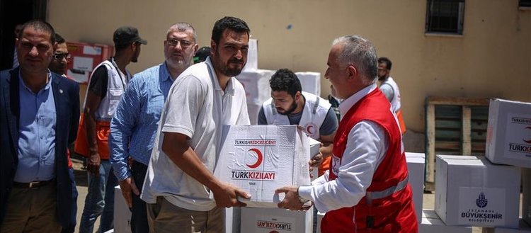 Türk Kızılayı’ndan Gazze’ye gıda yardımı