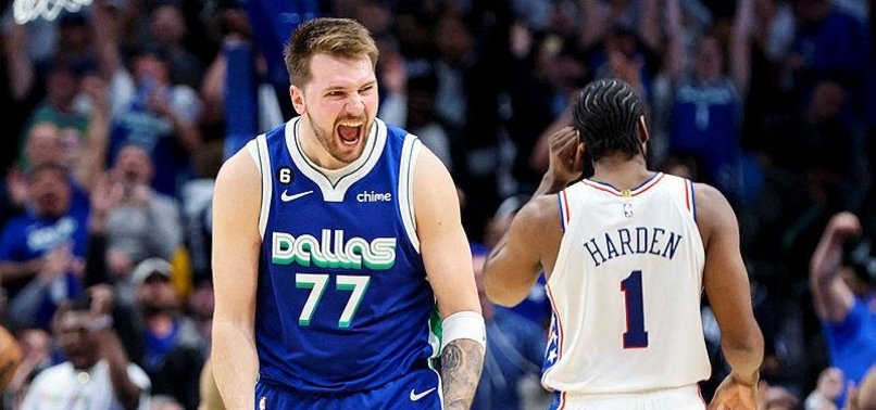 LUKA DONCIC, KYRIE IRVING COMBINE FOR 82 AS MAVS TOP SIXERS
