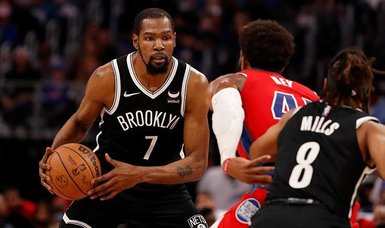Kevin Durant, Brooklyn Nets stave off Detroit Pistons' late charge