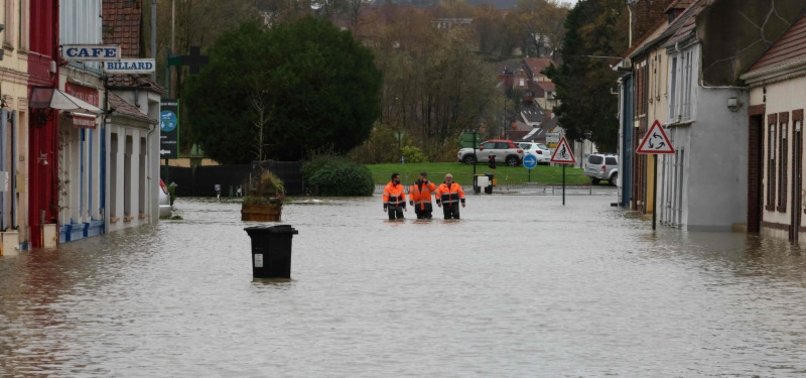 RAIN IN NORTHERN FRANCE RAISES FEARS OF NEW FLOODING