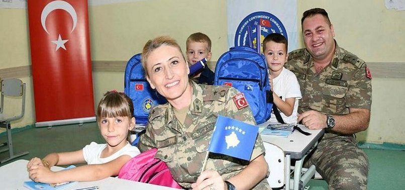 TURKISH TROOPS SUPPORT EDUCATION IN KOSOVO