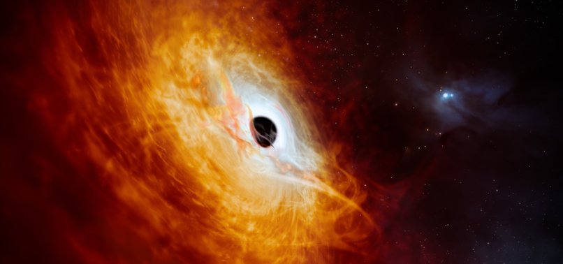ASTRONOMERS FIND WHAT MAY BE THE UNIVERSES BRIGHTEST OBJECT WITH A BLACK HOLE DEVOURING A SUN A DAY