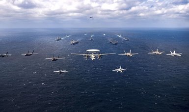 US-Japan display naval might, China sends 39 warplanes toward Taiwan