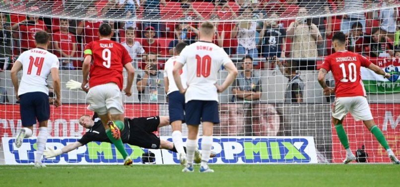 Szoboszlai penalty earns Hungary first win over England in 60 years