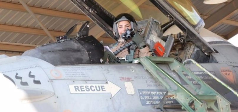 FIRST JORDANIAN WOMAN TO FLY AN F-16 FIGHTER JET