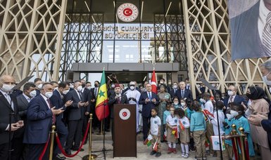 Erdoğan inaugurates new Turkish embassy building in Dakar