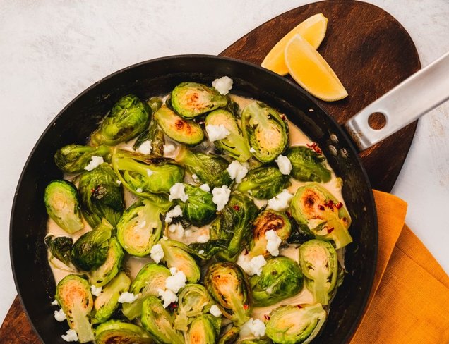 Limon Kremalı Brüksel Lahanası