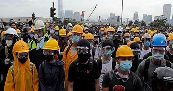 Hong Kong protesters wary of Chinese surveillance technology