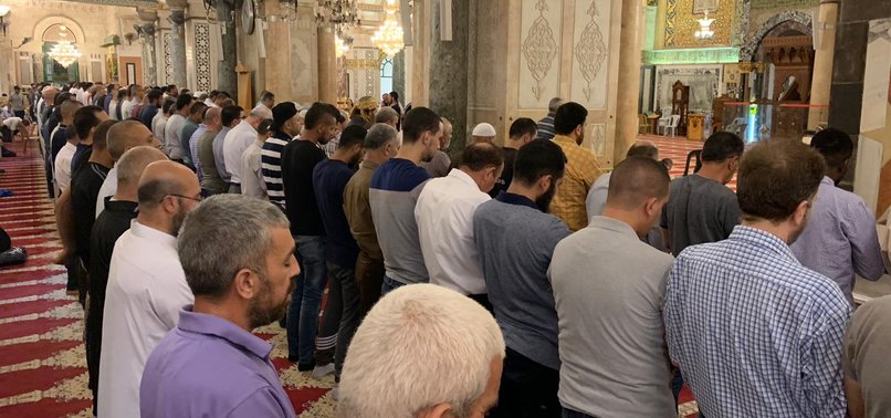 FUNERAL PRAYER IN ABSENTIA HELD FOR MORSI AT AL-AQSA MOSQUE