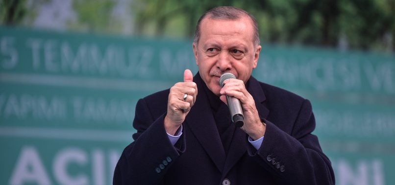 ERDOĞAN SAYS TERRORISTS BEING BURIED IN TRENCHES THAT THEY DIG