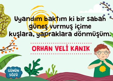 GÜNÜN SÖZÜ