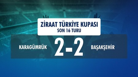 Karagümrük 2 (5) - (7) 2 Başakşehir (Ziraat Türkiye Kupası Son 16 Turu)