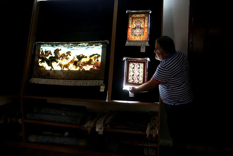 Cappadocia's silk carpets enchant visitors with colors, patterns