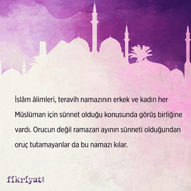 TERAVİH NAMAZI FARZ MI?