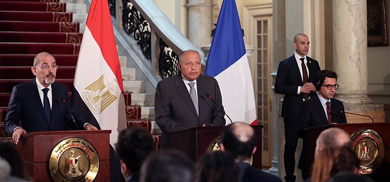 France, Jordan, Egypt FMs call for 'permanent' Gaza ceasefire