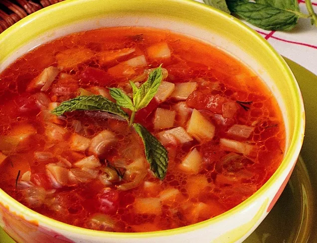 Sebzeli Soğuk Çorba Tarifi