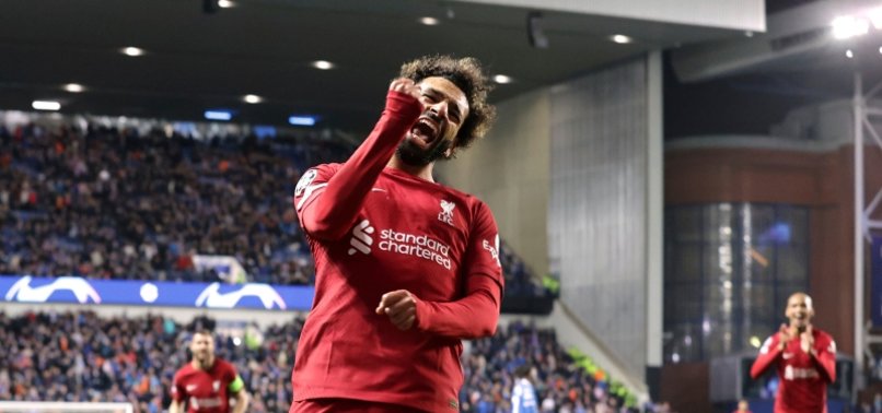 SALAH SCORES FASTEST CHAMPIONS LEAGUE HAT-TRICK IN LIVERPOOLS 7-1 WIN AT RANGERS
