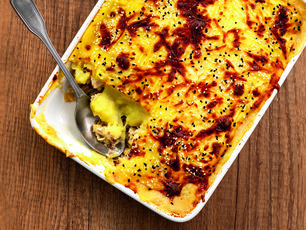 Yeşil Mercimekli, Tavuklu Patates Graten