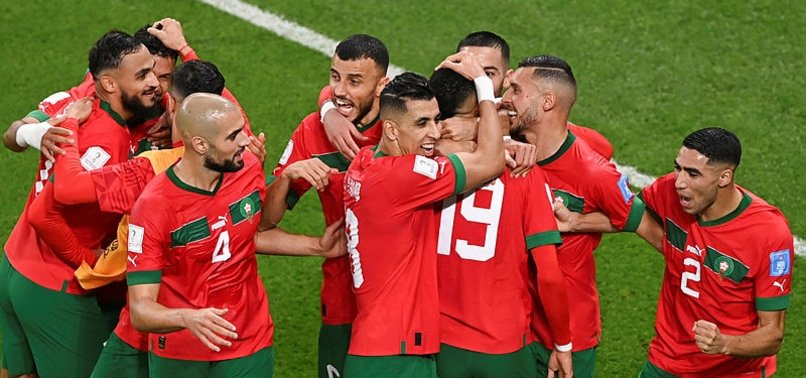 MOROCCO FIRST AFRICAN TEAM IN WORLD CUP SEMI-FINALS BEATING PORTUGAL